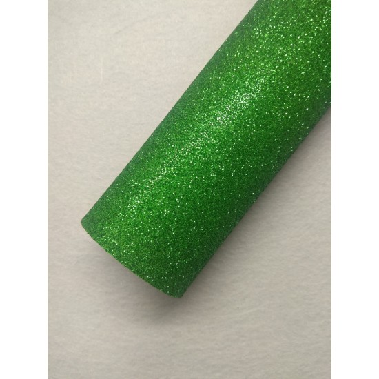 Фоамиран глиттерный 2 мм 30*40 см, зеленый, цена за лист